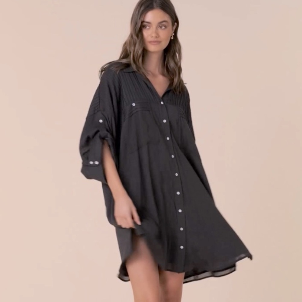 SPELL & The Gypsy Collective Dress in Black/Dark Grey